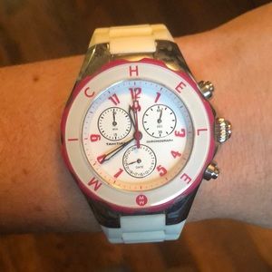 FOR REAL! authentic white Michele Jelly Watch!
